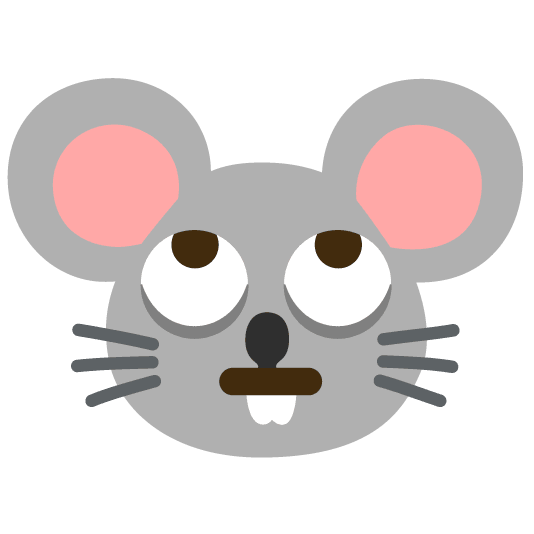 face with rolling eyes mouse