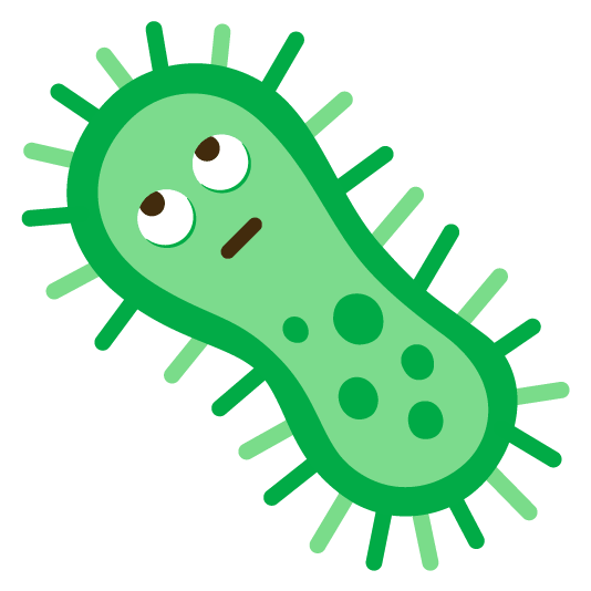 face with rolling eyes microbe