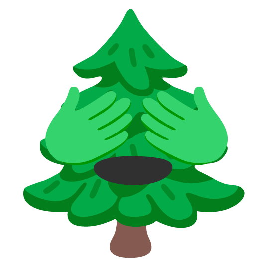 see no evil evergreen tree