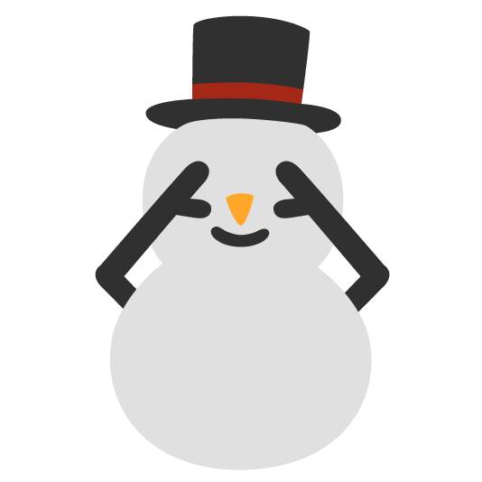 see no evil snowman without snow