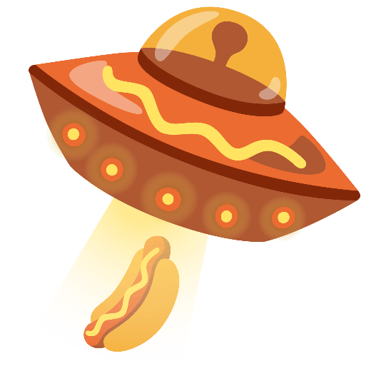 flying saucer hotdog