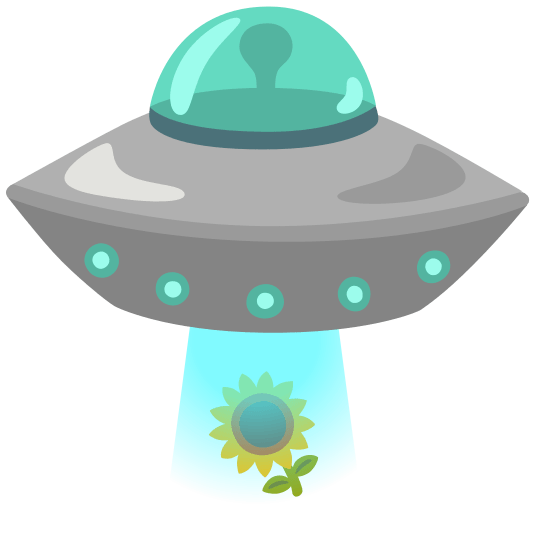 flying saucer sunflower