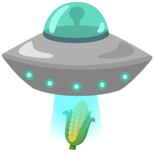 flying saucer corn