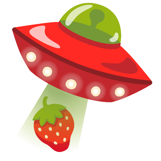 flying saucer strawberry