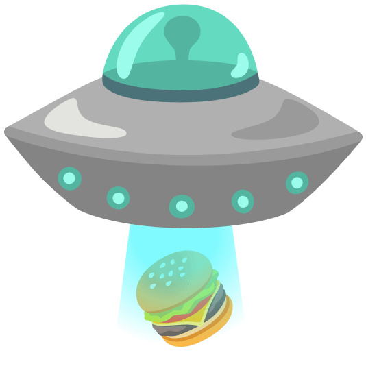 flying saucer hamburger