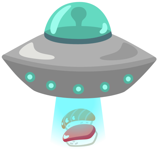 flying saucer sushi