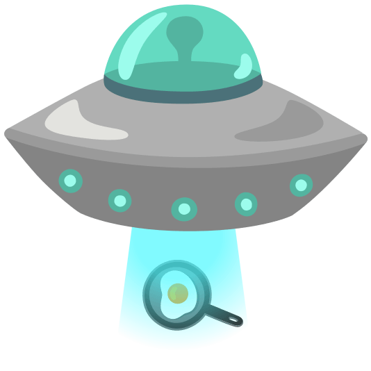 flying saucer fried egg