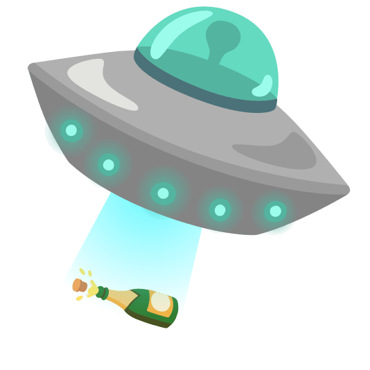 flying saucer champagne