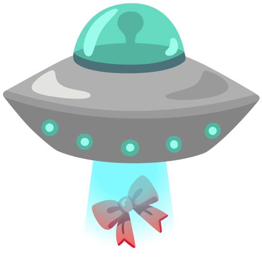 flying saucer ribbon