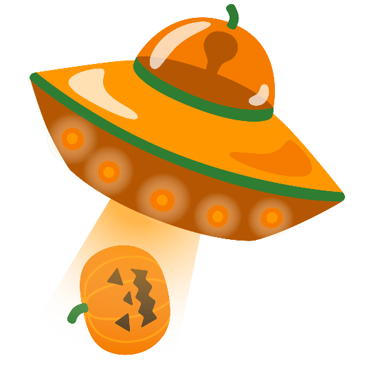 flying saucer jack o lantern