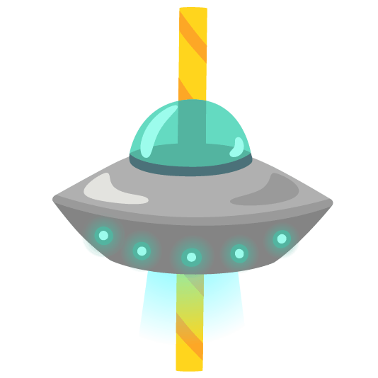 flying saucer carousel horse