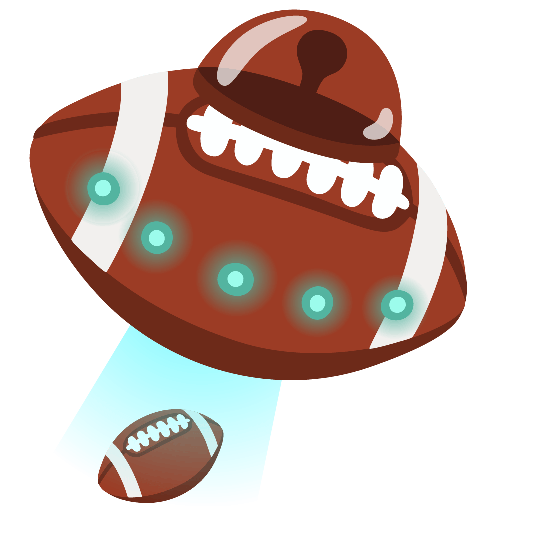flying saucer football