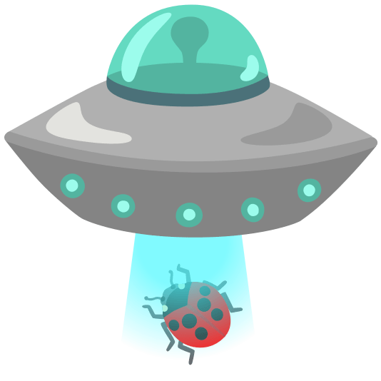 flying saucer ladybug