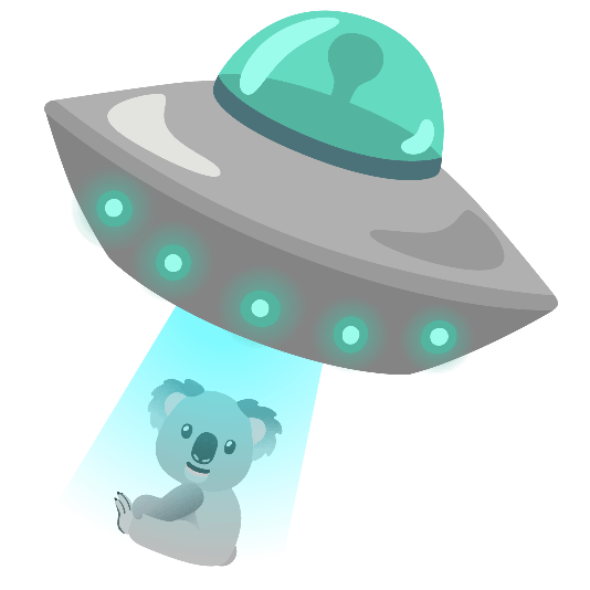 flying saucer koala