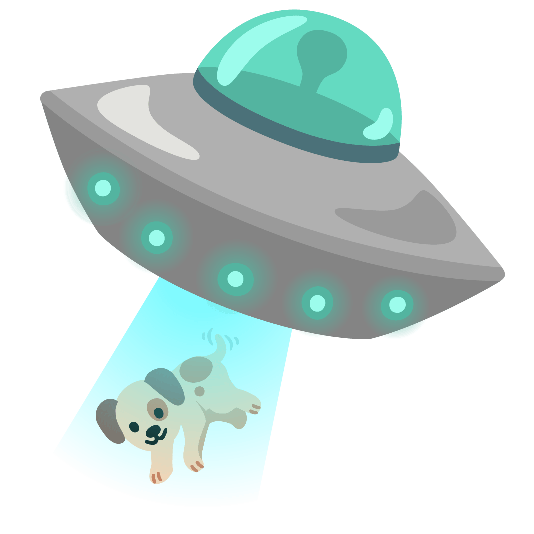 flying saucer dog