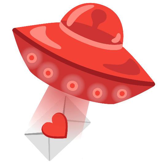 flying saucer love letter