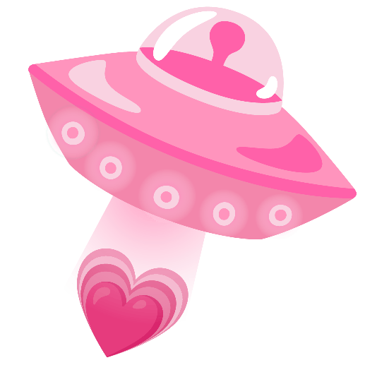 flying saucer heartpulse