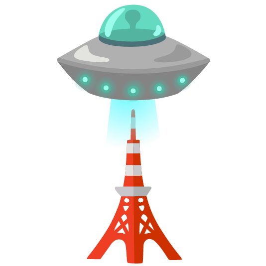flying saucer tokyo tower