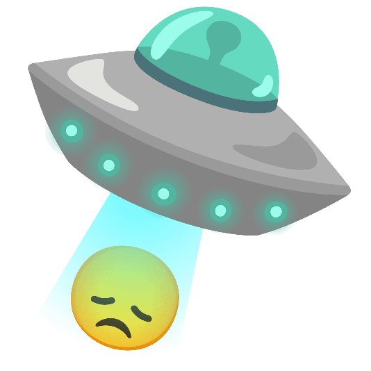 flying saucer disappointed