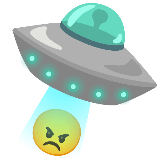flying saucer angry