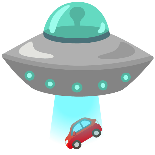 flying saucer car