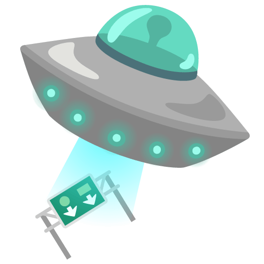 flying saucer motorway