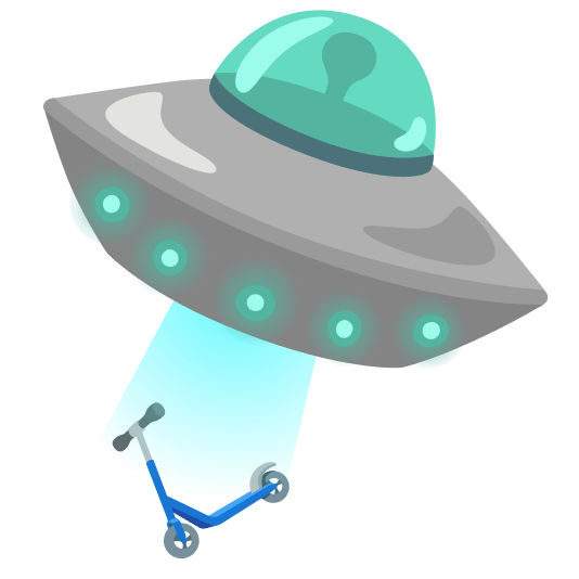 flying saucer scooter