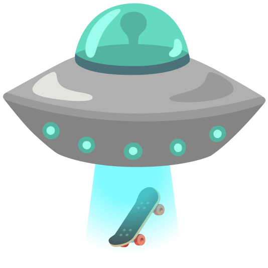 flying saucer skateboard