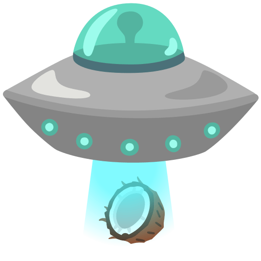 flying saucer coconut
