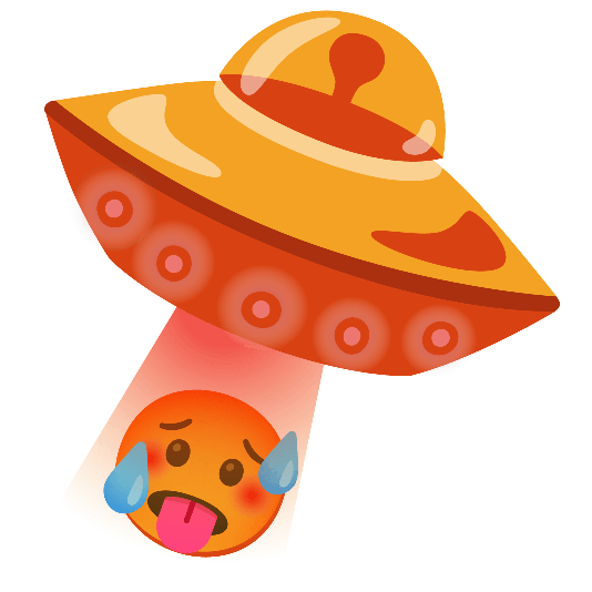 flying saucer hot face