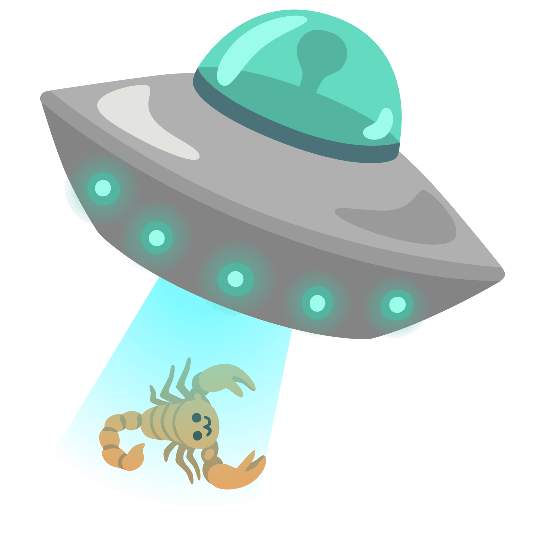 flying saucer scorpion