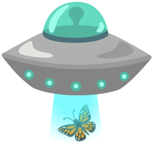 flying saucer butterfly