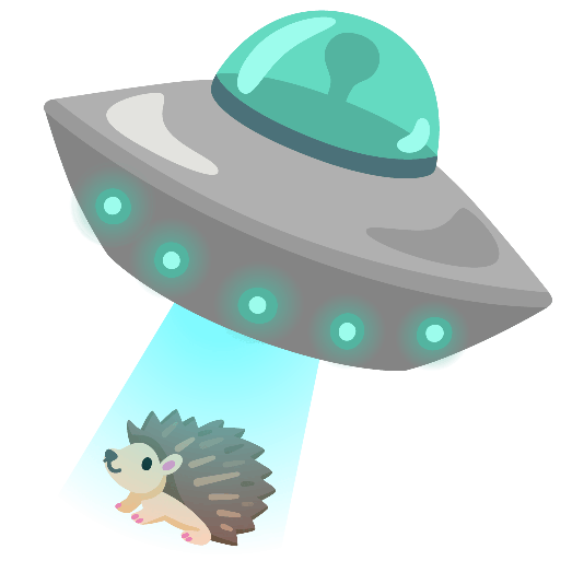 flying saucer hedgehog