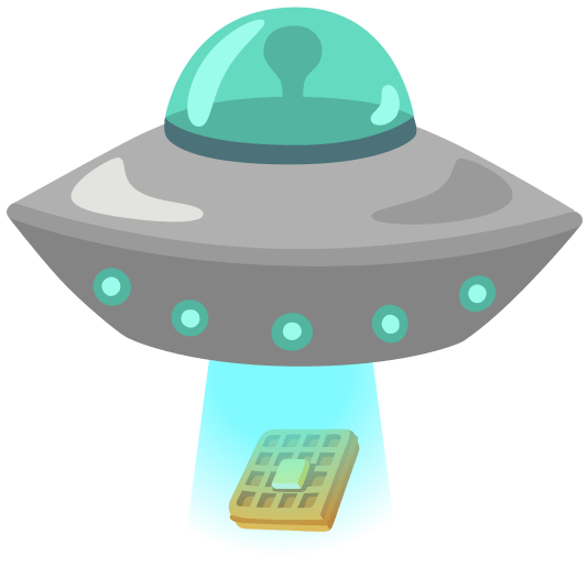 flying saucer waffle