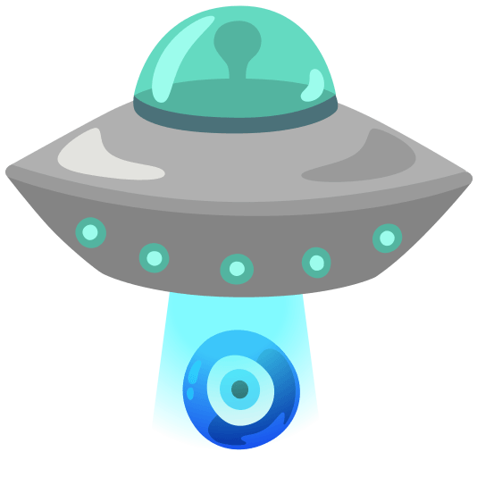 flying saucer nazar amulet