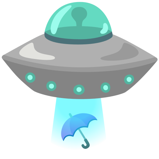 flying saucer umbrella