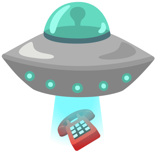 flying saucer phone