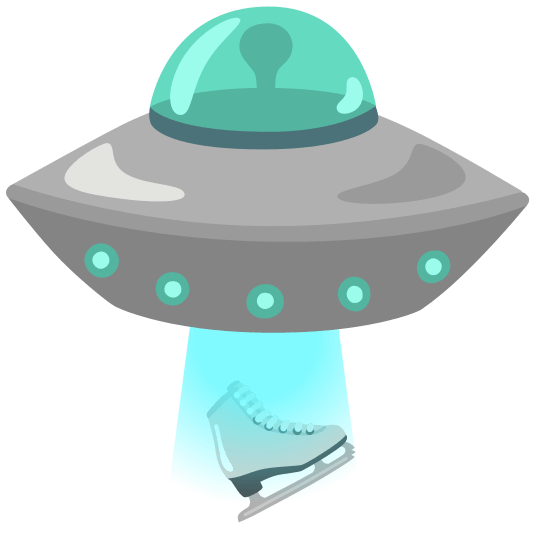 flying saucer ice skate