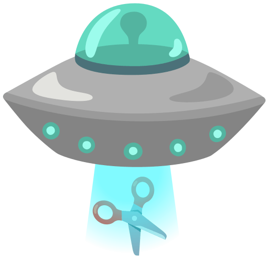 flying saucer scissors