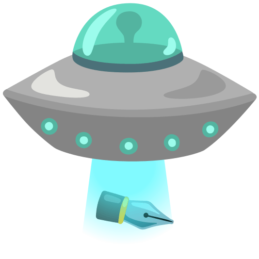 flying saucer black nib