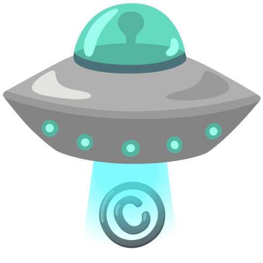 flying saucer copyright