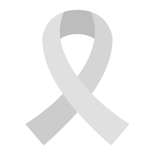 white heart reminder ribbon