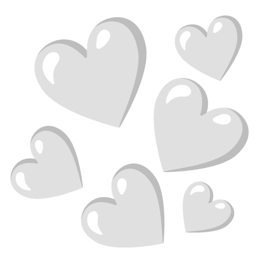 white heart white heart