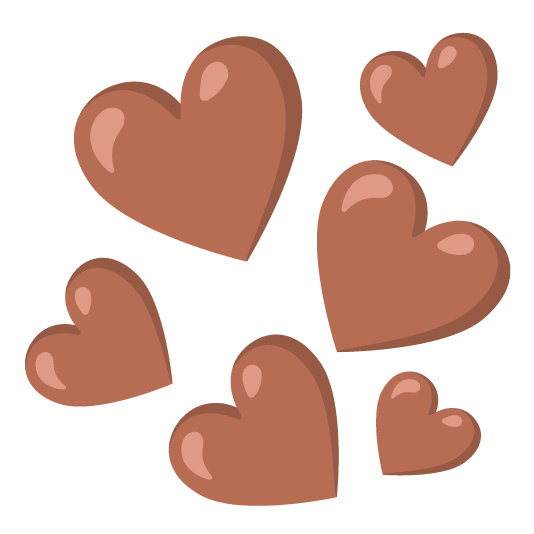 brown heart brown heart