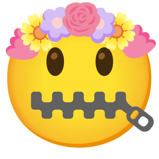 zipper mouth face tulip