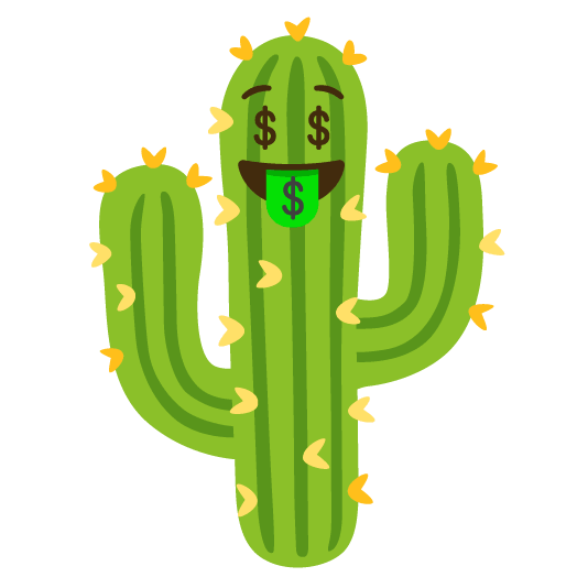 money mouth face cactus