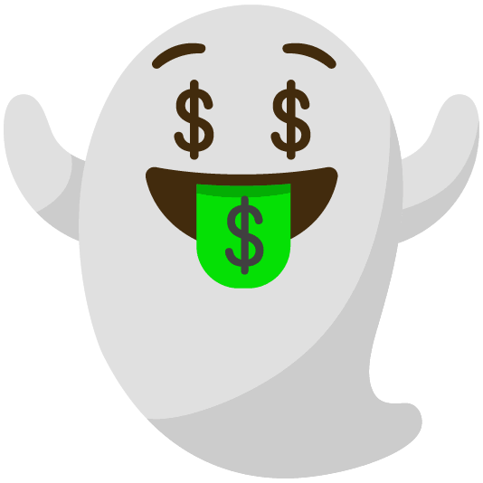 money mouth face ghost