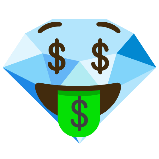 money mouth face gem