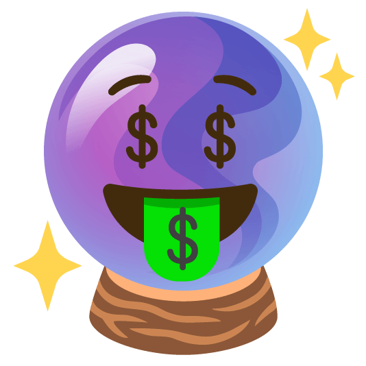 money mouth face crystal ball