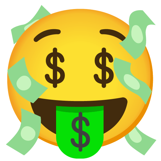 money mouth face money mouth face